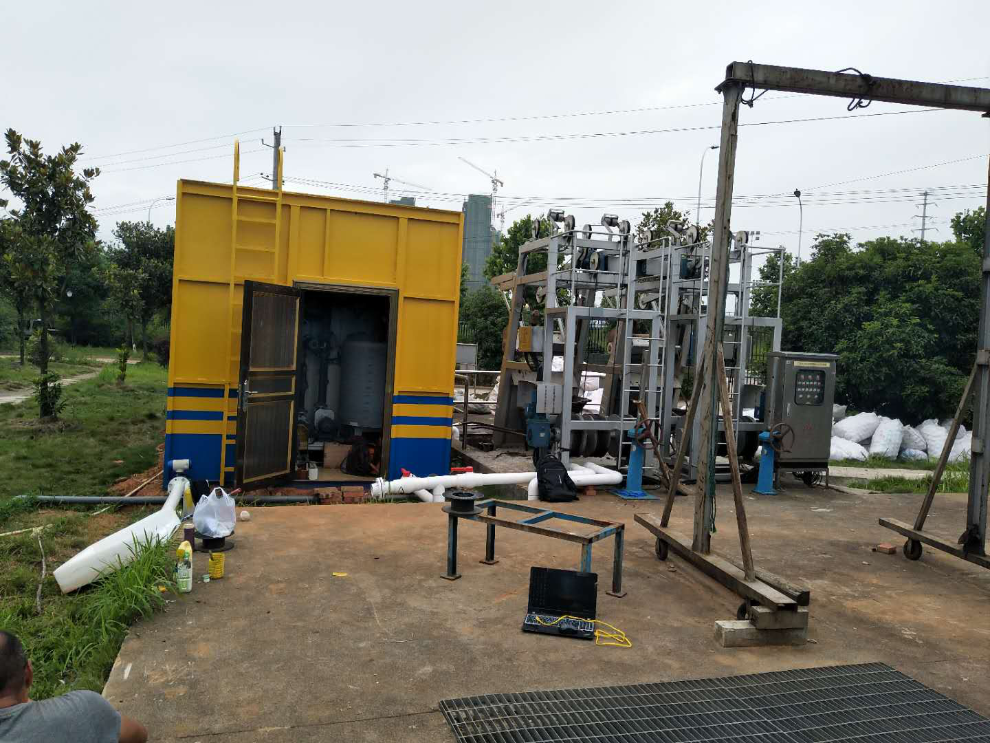 项目改造施工现场