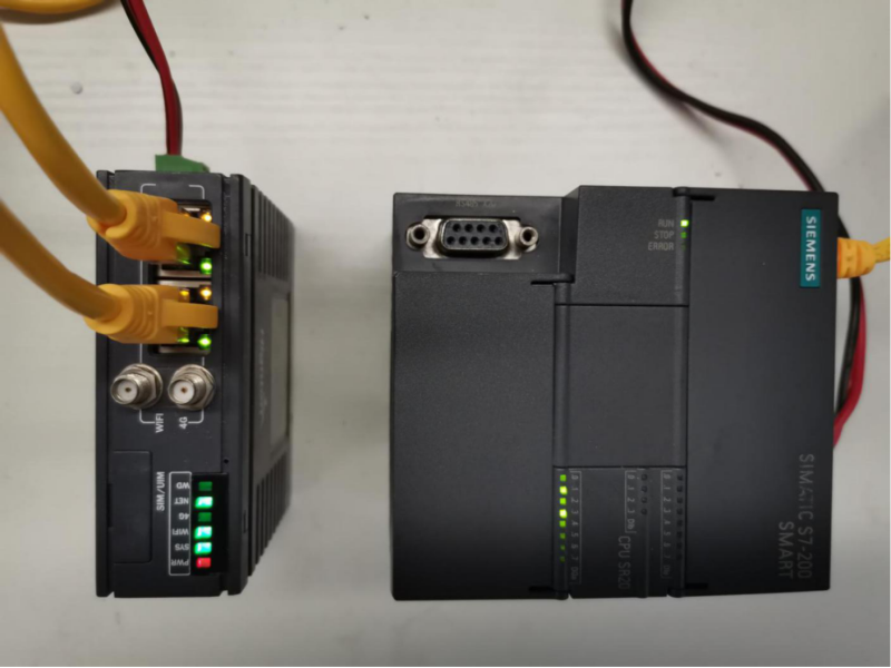 mile米乐集团智通网关连接plc示意图